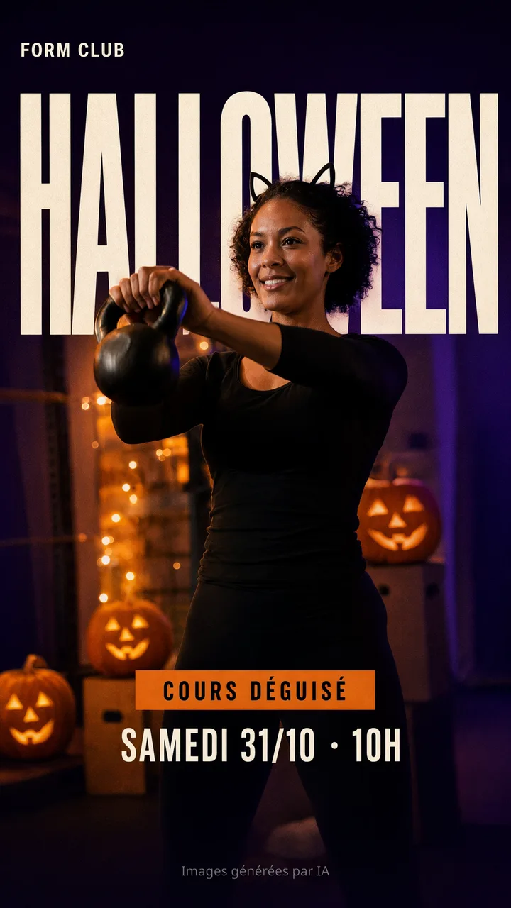 Story Halloween : cours déguisé le samedi 31 octobre